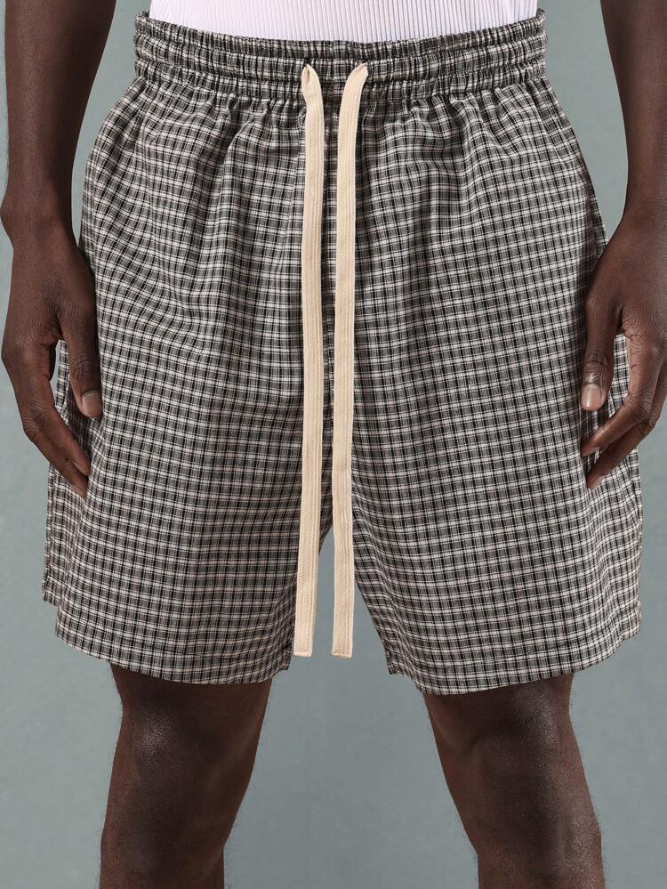 Checked Cotton Short Sleeve Shirt And Shorts Are A Men Co-Ord