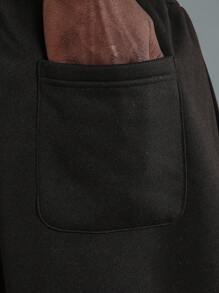 SUMWON Premium Athletic Sweatpants With Piping Detail Performance Track Pants Adjustable Drawstring Casual Sport Training Gym Workout Daily Wear - Black - View 7