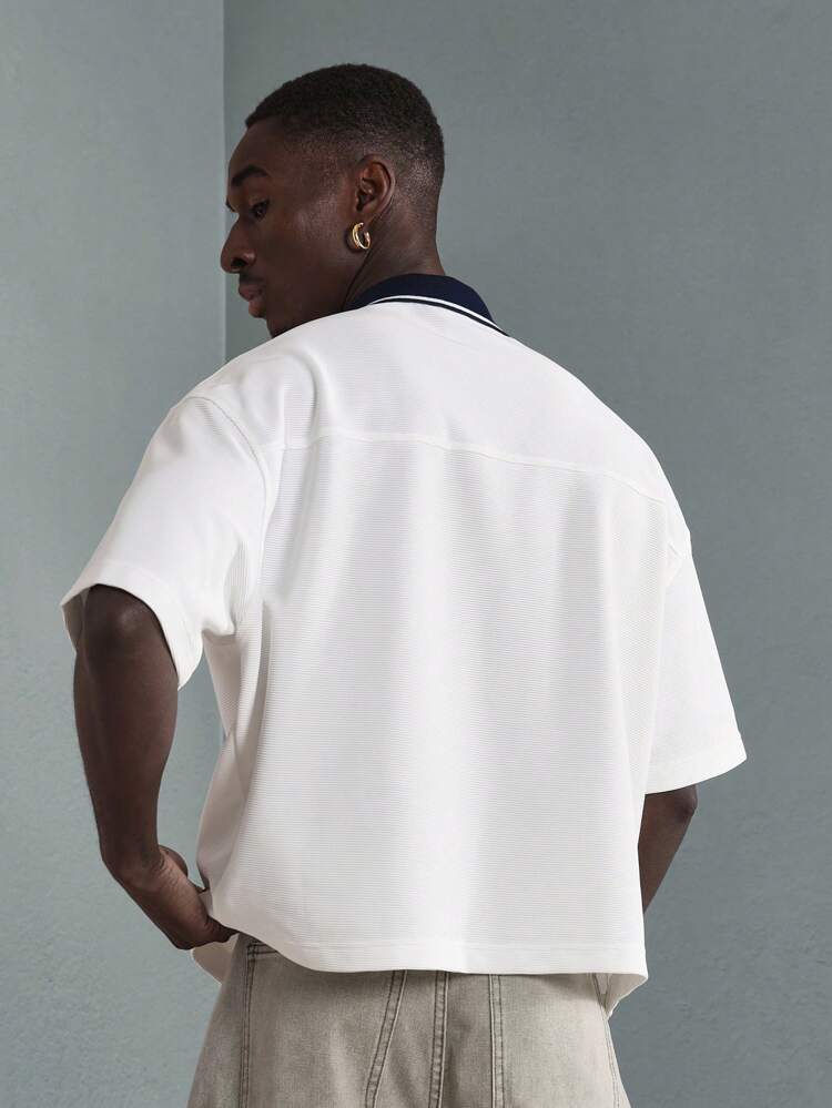 Breathable Ottoman Jersey Short Sleeve Polo Shirt