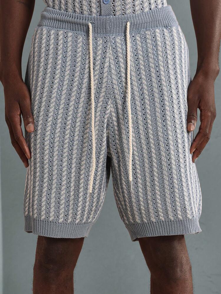 Men Premium Cable Knit Sweater Co-Ord Set