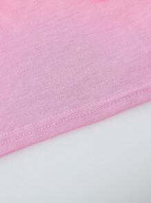 Young Girl Versatile Bowknot Strap Tank Top, Pink Design - Pink - View 8