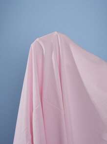 Côtesoire Sweet Palace Style Lace Trim Square Neck Half Placket Bowknot Loose Nightgown