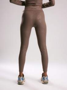 Musera Sport Animal Print High Waisted Leggings , Padel, Tennis, Pickleball Gym