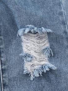 Jeans holgados y cómodos de cintura elástica asimétrica desgastados, con diseño versátil para uso diario, de estilo casual de moda urbana Y2K, de la nueva colección 2025, ideales para uso cotidiano,
