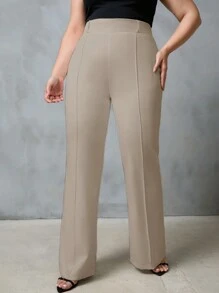 EURMUSE 高腰喇叭裤