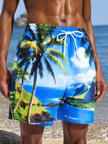 Surfspeed Traje de baño casual y de moda sencillo para hombres, de uso diario - Multicolor - Ver 4