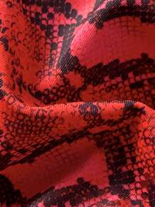 Swim Vcay 2 件套夏季假期春假动物印花随机图案上衣搭配性感高腰比基尼泳裤 - 彩色 - 查看 6