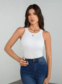SHEIN Tall 3 件套纯色女式休闲紧身衣 - 彩色 - 查看 9