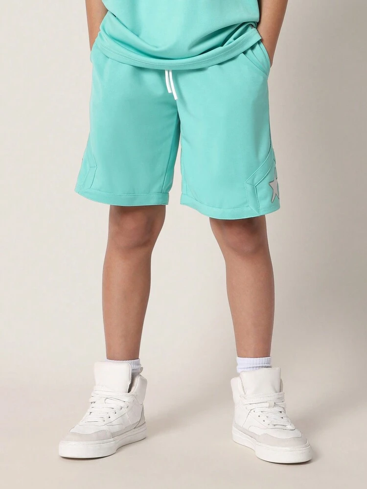 Drawstring Active Shorts With Breathable Comfort