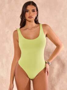 SHEIN BAE 女式简约百搭百搭双层莫代尔修身吊带紧身衣，春夏