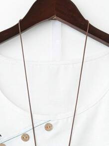 SHEIN LUNE 2 件套女士加大码花卉印花短袖上衣和裤子休闲装