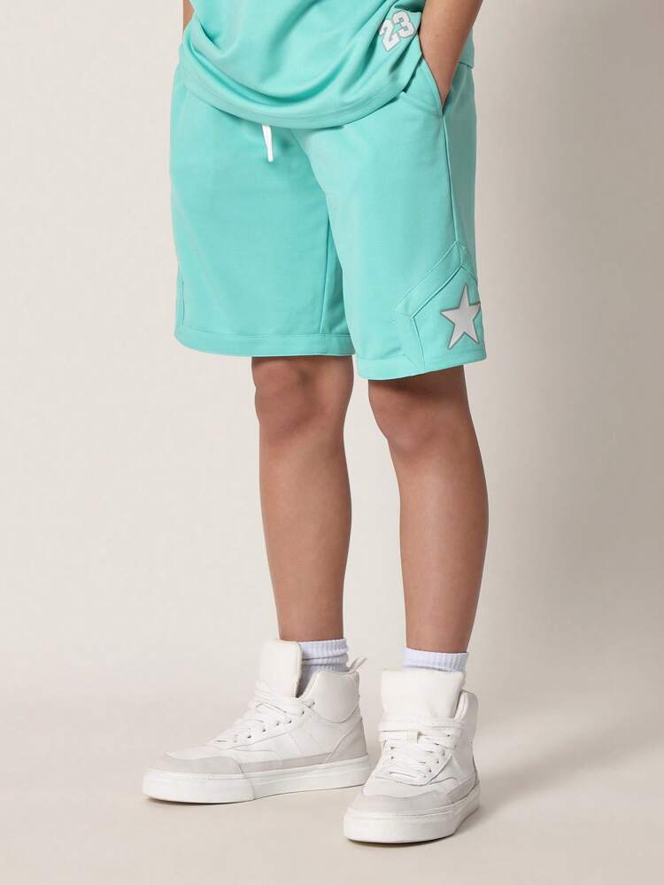 Drawstring Active Shorts With Breathable Comfort