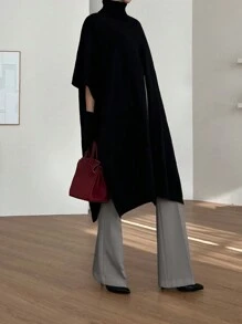 DAZY Women's Long Flared Pants, Slimming And Lengthening,Women Dress Pants