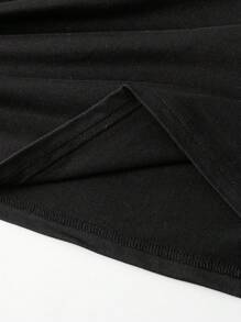 Maweii Camisetas gráficas con estampado de estrella "TEXAS" y texto en talla grande para mujer, tops de mujer de estilo sencillo