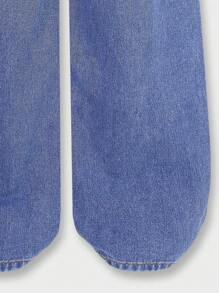 Loose Casual Commuter Jeans For Teenage Boys, American Street Style, Fashion Versatile All-Match Washed Oversized Straight Leg Jeans, New Arrival 2025