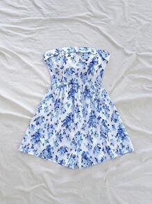 Soleia Damski swobodny kombinezon bez ramiączek z wywiniętym dekoltem, paskiem z tyłu, luźnymi nogawkami, ściągaczem w pasie, wyszczuplającą sylwetką, odpowiedni na imprezę, randkę, walentynki, wakacje w mieście/na plaży, letni swobodny ubiór