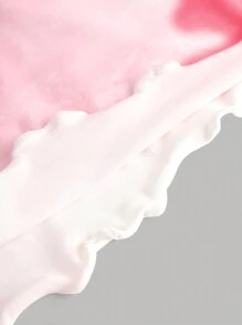 Girlism Tweengirl 度假花卉印花交叉吊带可爱修身迷你连衣裙 - 粉色 - 查看 3