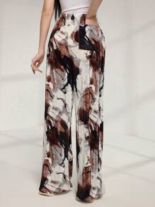 Modelyn 女士简约时尚休闲日常长裤 - 彩色 - 查看 7