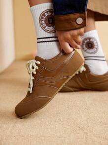 CUCCOO EASI Giày thể thao thời trang nữ, giày thể thao đa chức năng tối giản và thiết thực - màu nâu - Xem 4