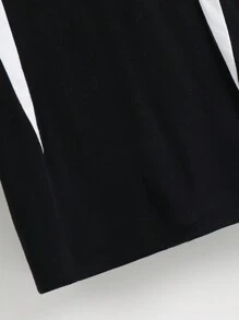 SHEIN T-shirt à manches courtes pour garçon préadolescent, style sportif coréen casual avec bloc de couleurs et imprimé. Convient pour le trajet, l'école, le casual quotidien, les sports, le printemps/été
