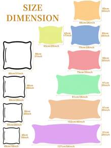 2 件褶皱涤纶枕套，优雅简约风格，适合所有季节 - 白色 - 查看 3