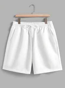 Manfinity RSRT Men Holiday Tropical Plant Print Short Sleeve Shirt And Shorts Set Men Tropical Set Men 2 Pieces Set Tropical Men Tropical Outfits Men Tropical Outfits Summer Men Clothes - Multicolor - View 4