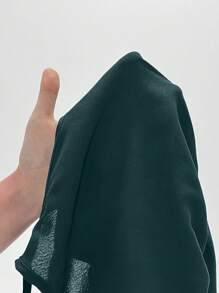 EMERY ROSE Women'S Adjustable Shoulder Strap Jumpsuit With Adjustable Drawstring Waistband - Dark Green - View 6