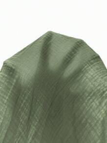 EMERY ROSE Vestido sin mangas de unicolor con textura y dobladillo con volantes - verde menta - Ver 6
