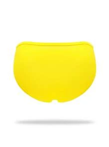 DrisQ Slips simples et sexy pour hommes avec ceinture de contraste de couleur - Jaune citron - Voir 3