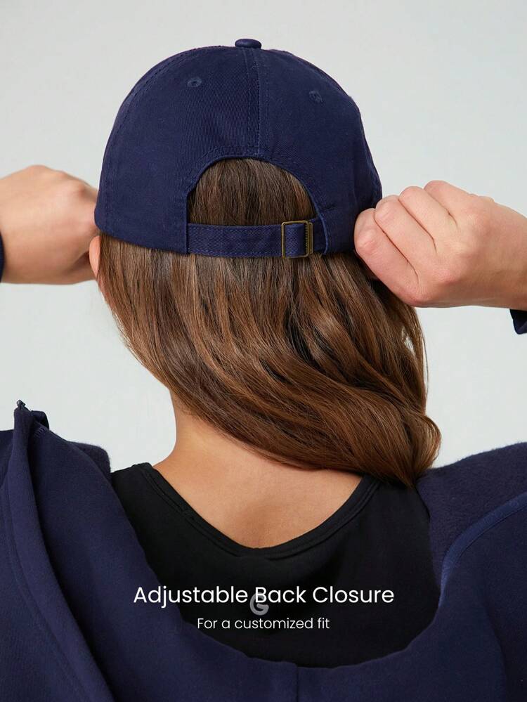 Casquette de baseball classique et légère avec logo Glowmode, fermeture réglable à l'arrière, pour un usage quotidien et décontracté