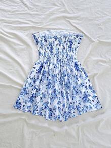 Soleia Damski swobodny kombinezon bez ramiączek z wywiniętym dekoltem, paskiem z tyłu, luźnymi nogawkami, ściągaczem w pasie, wyszczuplającą sylwetką, odpowiedni na imprezę, randkę, walentynki, wakacje w mieście/na plaży, letni swobodny ubiór