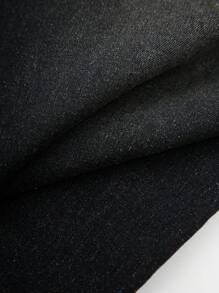 Manfinity Homme Men's Blue-Grey Washed Vintage Style Casual Slim Fit Tapered Cropped Jeans - Dusty Blue - View 5