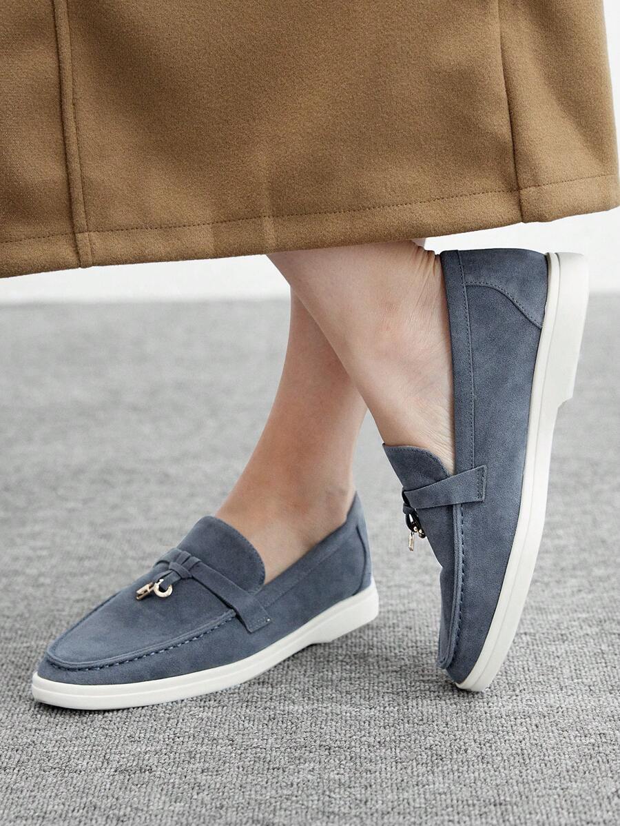 CUCCOO BIZCHIC Damen Lässig Vielseitig Minimalistischer Flacher Loafer