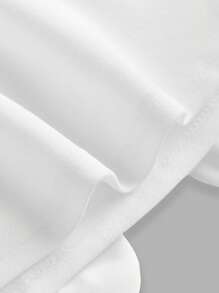 SHEIN Girlism Tween Girls eleganta blommiga linne med volangrem - Vitt - Visa 4