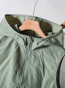 买 2 送 1！3 件套青少年男孩休闲运动时尚舒适百搭服装套装：柔软连帽背心、松紧腰裤和汗衫 T 恤，适合秋季、春季、夏季、日常、户外、学校、街头、派对和居家休闲