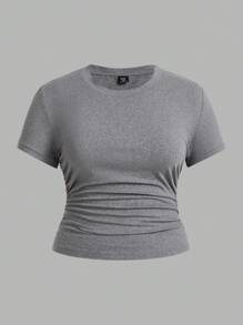 SHEIN EZwear 3件套大码休闲修身T恤 - 彩色 - 查看 8