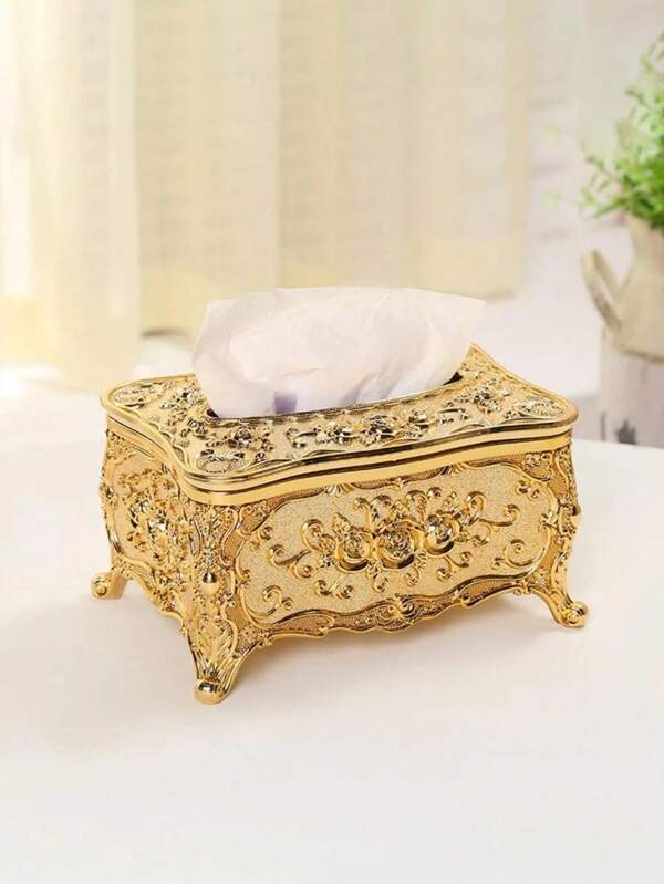 1pc Vintage Tissue Storage Box,For Festival Celebration,Home Stuff,Table,Home Decorations,Home Organization And Storage,Room Decor,Room Decor Bedroom,Kitchen Accessories,Kitchen Tools,Organiser Kitchen,Travel,Holiday