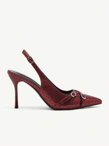CUCCOO CHICEST Escarpins femme à talon haut casual avec décoration métallique bout pointu