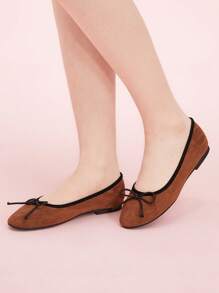 CUCCOO DOLLMOD Mocasín plano con decoración de lazo versátil - Marrón - View 4