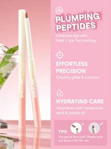 SHEGLAM Bold Booster 豐唇唇線筆 品牌 美容 化妝 化妝品 適合女性與女孩 完美搭配夏季春季 Y2K 時尚 流行 生日 母親節禮物 假期 派對準備就緒 最佳顏色 - Blush Hour - 查看 3