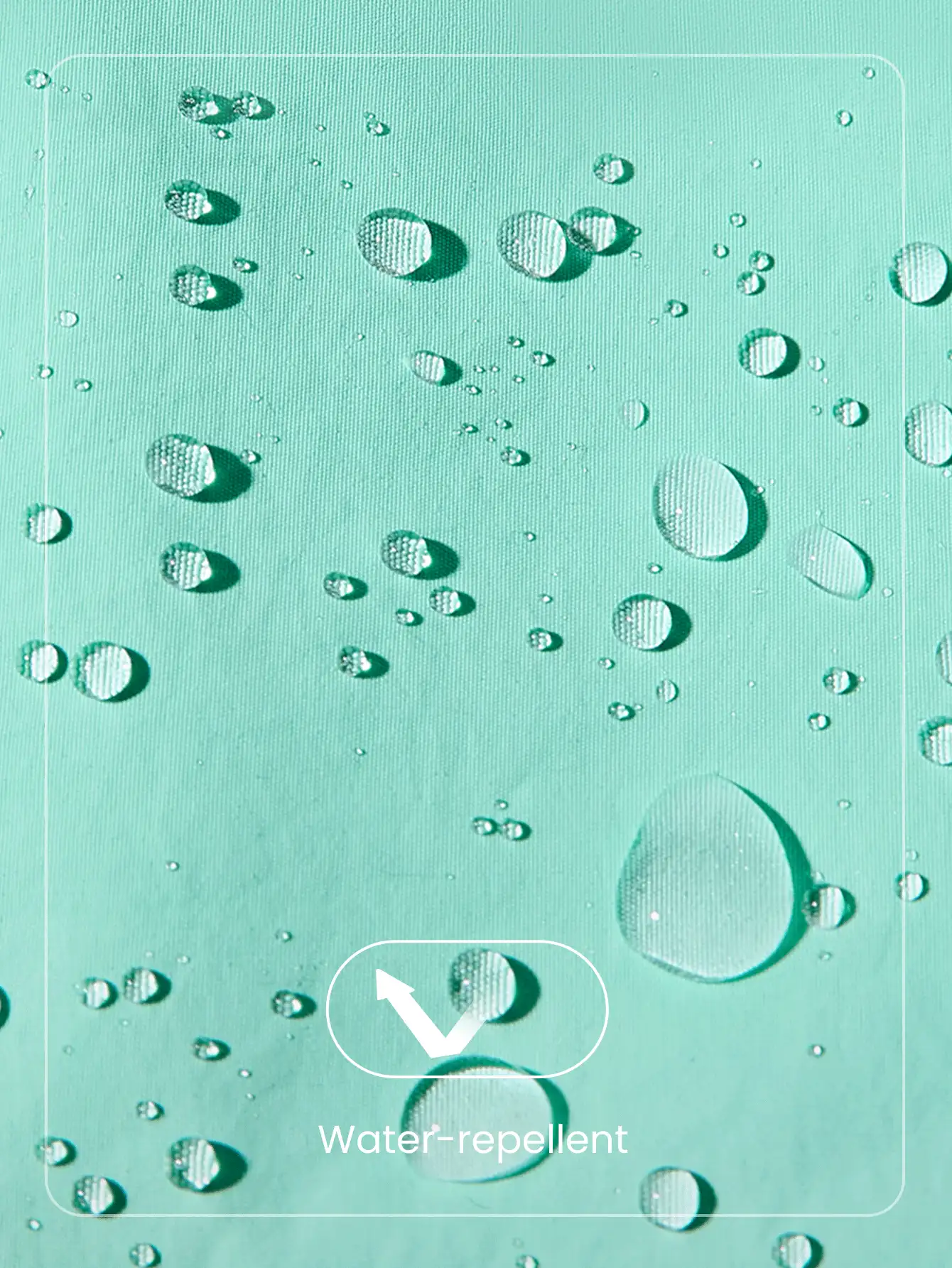 GLOWMODE 0.7L Matte Zipper Everywhere Belt Bag Water Repellent Waist Crossbody Bags With Adjustable Strap - Mint Green - View 6