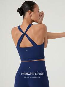 GLOWMODE 交织背心文胸低冲击瑜伽日常