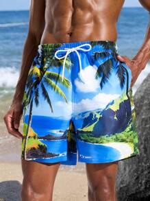 Surfspeed Traje de baño casual y de moda sencillo para hombres, de uso diario - Multicolor - Ver 7