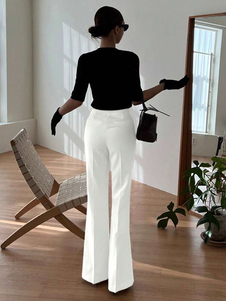 Women's Slimming, Leg-Lengthening Long Flare Pants Women Dress Pants