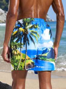 Surfspeed Traje de baño casual y de moda sencillo para hombres, de uso diario - Multicolor - Ver 2