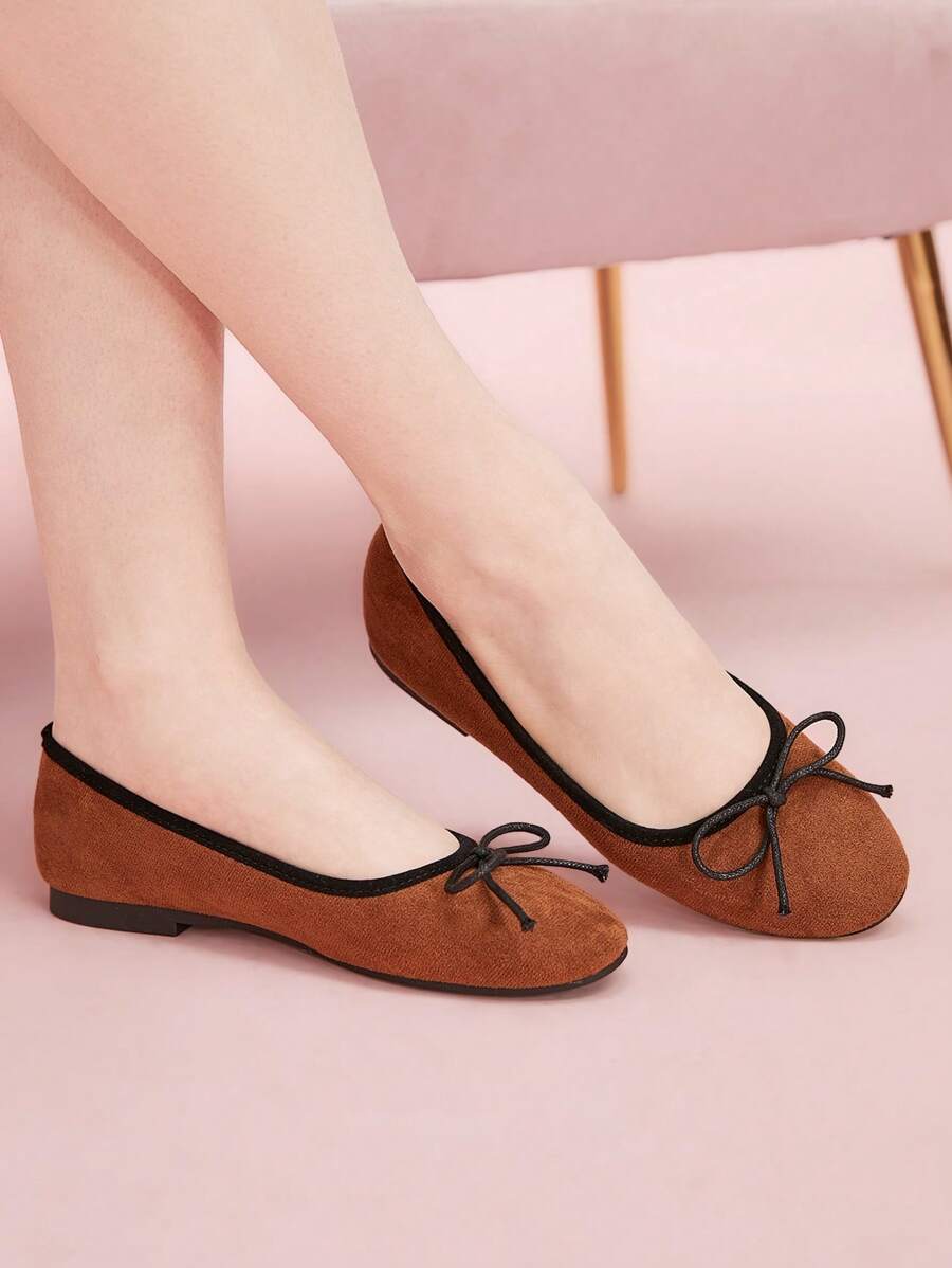 CUCCOO DOLLMOD Mocasín plano con decoración de lazo versátil - Marrón - View 1