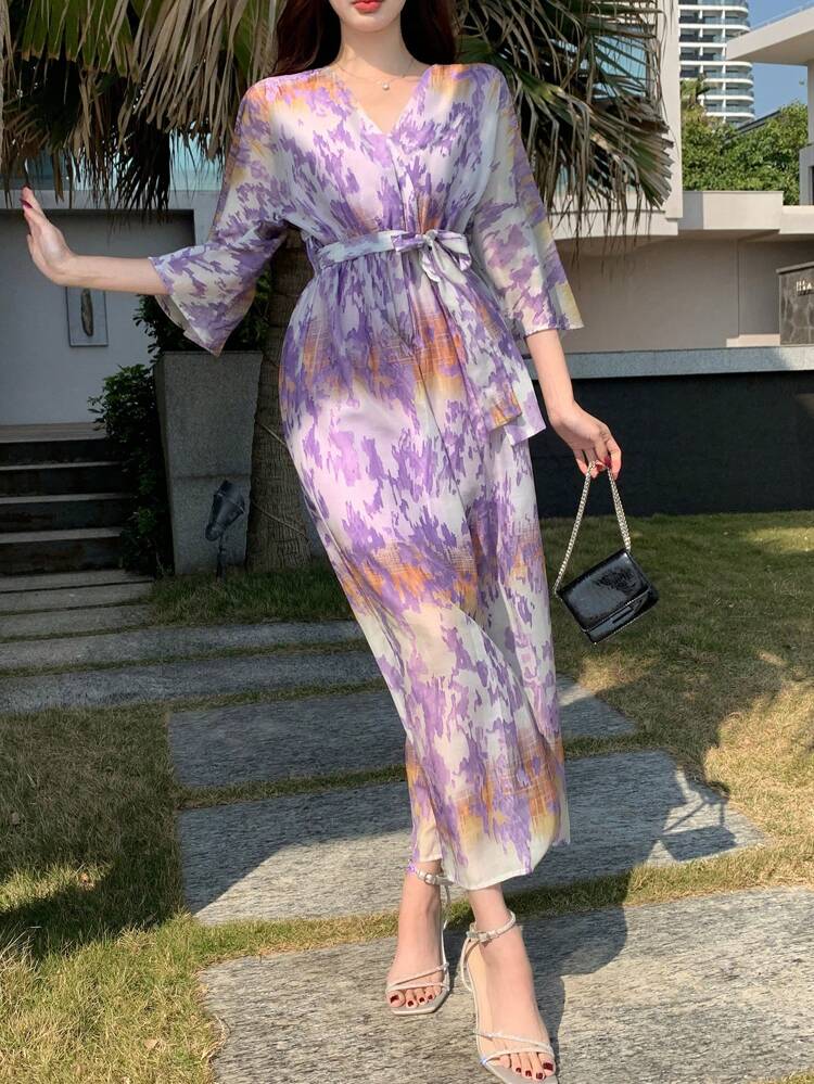 Plus Size Loose Jumpsuits With Belt, Bohemian Style For Women, Summer