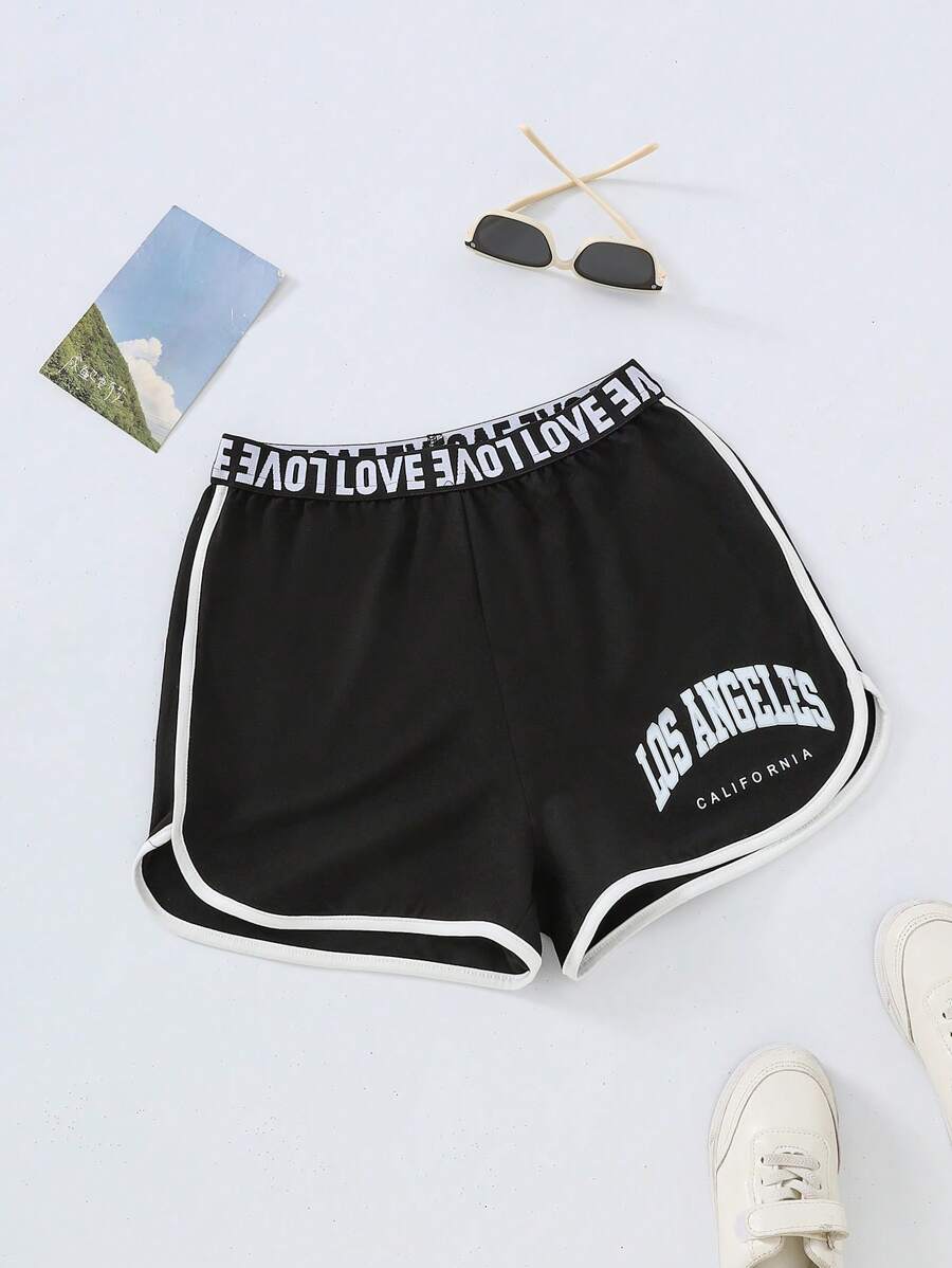 Tween Girls Casual Minimalist Everyday Shorts Girls Sports Shorts,Holiday,Summer,Travel - White - View 1