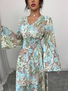 Al Najma Vestido de estilo árabe casual y sencillo de moda para mujer, para uso diario, modesto