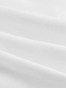 Women's Casual Babydoll Spaghetti Strap White Cami Top, Suitable For Summer Vacation - Multicolor - View 4